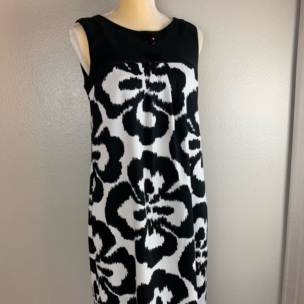 AB Studio Black & White Dress 8